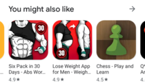 My phone is suggesting me weight loss apps