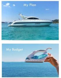 My plan vs My budget