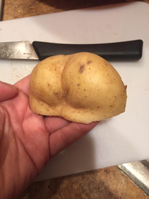 My potato is getting cheeky with me