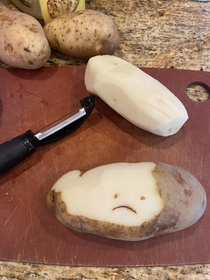 My potato is sad