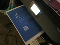 My printer had an error printing something is that OK