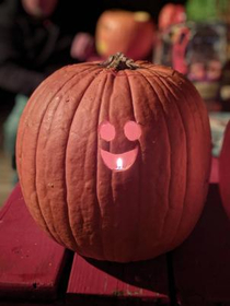 My pumpkin didnt win but it was just happy to be included