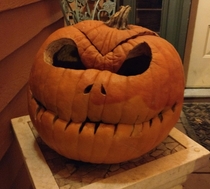 My pumpkin from Halloween aged like a grandpa