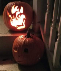 My pumpkin versus my mothers