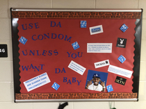 My RA just put this up Honestly Im impressed