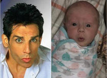 My response to the kid who looks like Mugatu my daughter has a mean Blue Steel