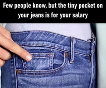 My response when my little one asks why jeans have two pockets