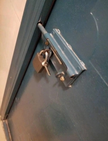 My roommate left me this key for the door