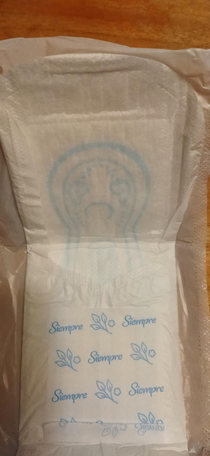 my sanitizer napkin is looking terrified for whats coming