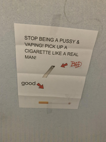 My school had kids make anti-vaping posters It was a very bad idea
