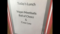 My school lunch today