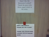 My school tried locking us out of the bathrooms Retaliation followed