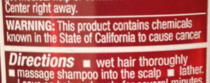 My shampoo had me worriedthank God I dont live in California