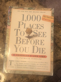 My sister included this book in a get well basket she gave me after I had cancer surgery and chemo Thankfully Im ok and have some more time to check a few off