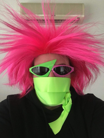 My sister prepared for her first team meeting since the introduction of mandatory mask wearing in her state