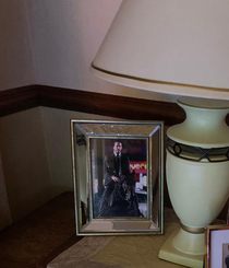 My sister switched a family wedding photo at my mums house to a picture of John Wick riding a horse Mum hasnt noticed and its been  days 