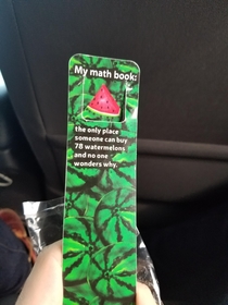 My sisters bookmark