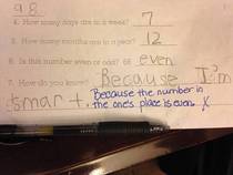 My six year old got the answer wrong but I think shes right