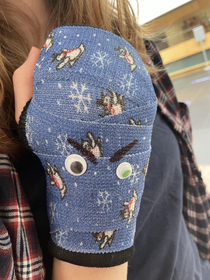 My SO decided her cast must reflect how she feels