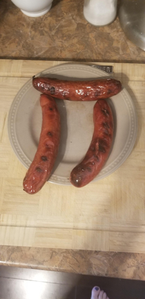 My SO said he made a sausage pie for lunch this is what was on the table I knew there was a reason I love this guy