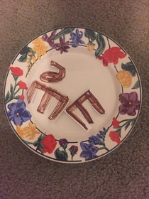 My son made me brownies for Easter