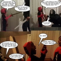 My son requested that we star in a comicso heres Deadpool vs Taskmaster