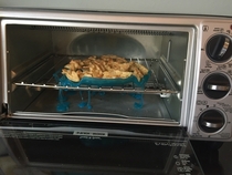 My son tried to cook me waffles this morning