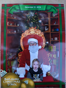 My son visited a Santa yesterday It did not go well