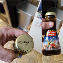 My Stepfather asked me to grab the cocktail sauce from the cupboard last night  after investigating it further we had a good laugh Happy Holidays Reddit