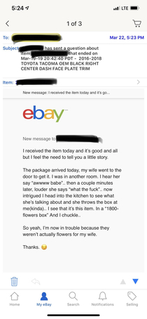 My story about an eBay item
