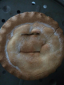 My suspicious looking pie