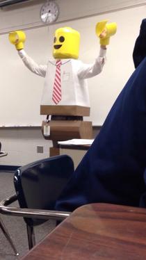 My teacher made a fantastic costume