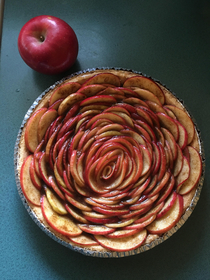 My Thanksgiving apple pie came out looking like a clit lol