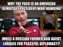 My thought after seeing that Vladimir Putin may have prevented WW