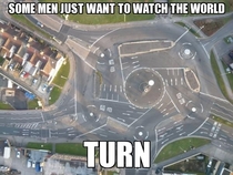 My thoughts after seeing the picture of the ridiculous roundabout in England