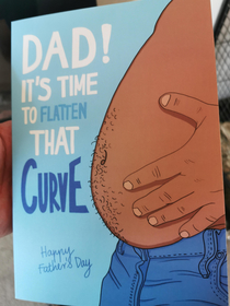 My topical fathers Day card