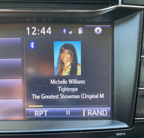My Toyota picked the wrong Michelle Williams