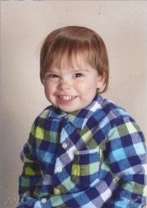 My two year old nephews school photo couldnt have turned out better