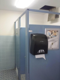 My universitys washroom just went full Goldeneye