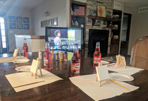 My wife asked if i could set up a little cork and canvas for her and her friends I doubt this is what she meant