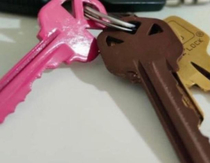 My wife color coordinated our house keys to remember which one goes in the front and which ones for the back door
