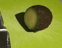 My wife cuts avocados like this Im thinking divorce is the only option