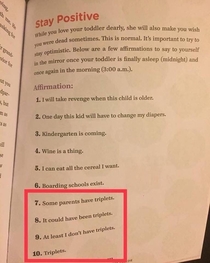 My wife found this in a parenting book we have toddler triplets