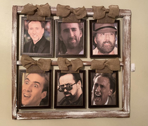My wife has had this photo frame hanging on the wall for too long without any pictures in it Tonight after she went to sleep I decided to take this matter into my own handsIll let you know tomorrow if Im still married