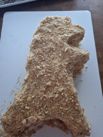 My wife like dino nuggets and it was her birthday