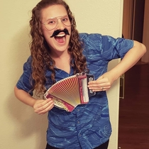 My wife put this together in  minutes Happy Weird Al-loween