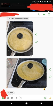 My wife sent me this while trying to make some lunch