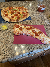 My wife wanted to do her own pizza