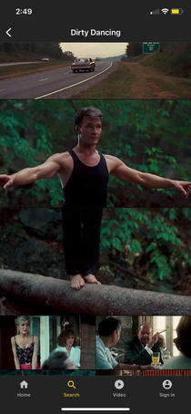 My wife was scrolling through images of Dirty Dancing and these two lined up perfectly