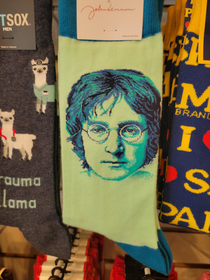 My wife was shopping for a pair of socks for our son and she asked me if hed like some with Harry Potter on them